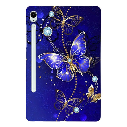 For Samsung Galaxy Tab S9 FE  /  Tab S9 TPU Case Pattern Printing Slim Tablet Protective Cover