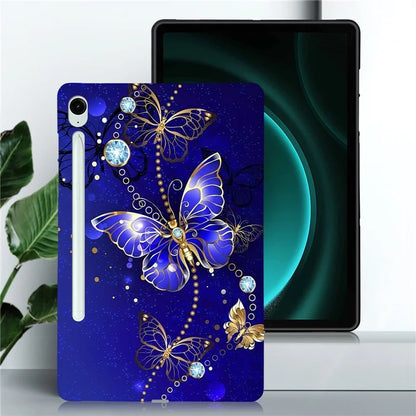 For Samsung Galaxy Tab S9 FE  /  Tab S9 TPU Case Pattern Printing Slim Tablet Protective Cover