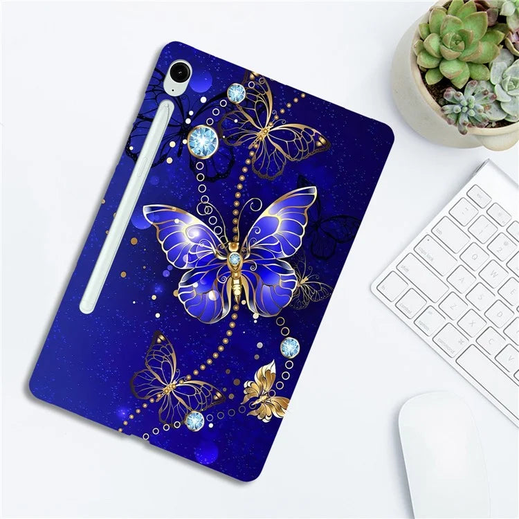 For Samsung Galaxy Tab S9 FE  /  Tab S9 TPU Case Pattern Printing Slim Tablet Protective Cover