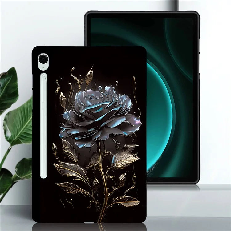 For Samsung Galaxy Tab S9 FE  /  Tab S9 TPU Case Pattern Printing Slim Tablet Protective Cover