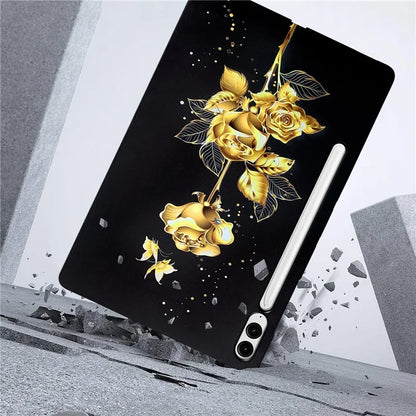 For Samsung Galaxy Tab S9 FE+  /  Tab S9+ TPU Case Pattern Printing Slim Tablet Protective Cover