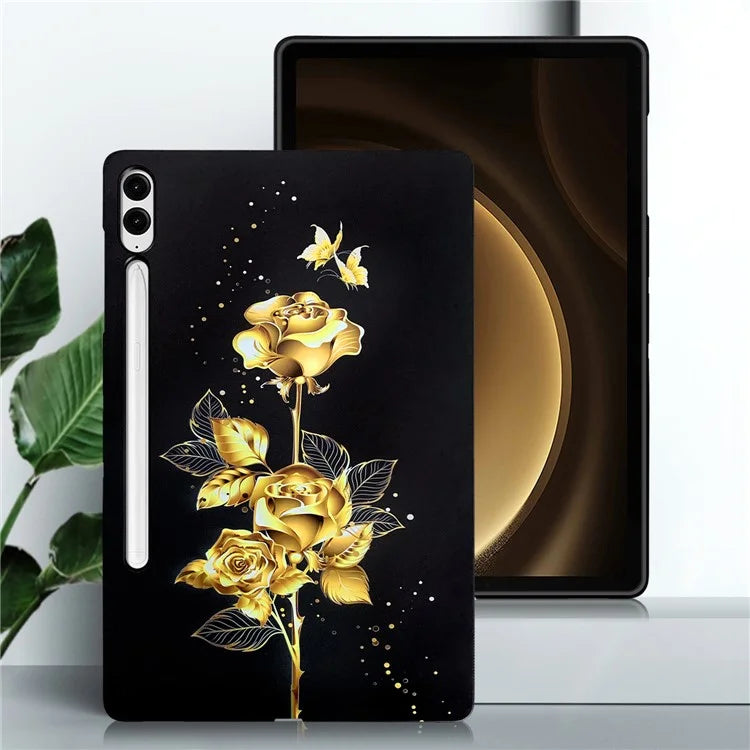 For Samsung Galaxy Tab S9 FE+  /  Tab S9+ TPU Case Pattern Printing Slim Tablet Protective Cover