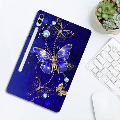 For Samsung Galaxy Tab S9 FE+  /  Tab S9+ TPU Case Pattern Printing Slim Tablet Protective Cover