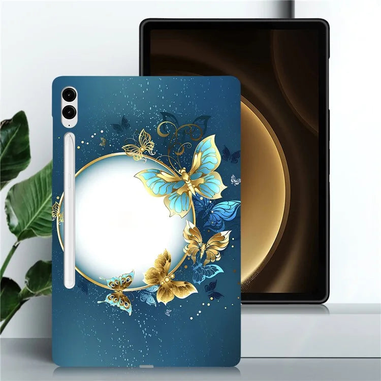 For Samsung Galaxy Tab S9 FE+  /  Tab S9+ TPU Case Pattern Printing Slim Tablet Protective Cover