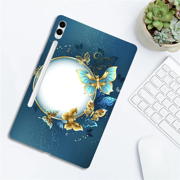 For Samsung Galaxy Tab S9 FE+  /  Tab S9+ TPU Case Pattern Printing Slim Tablet Protective Cover