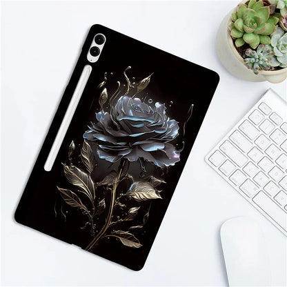 For Samsung Galaxy Tab S9 FE+  /  Tab S9+ TPU Case Pattern Printing Slim Tablet Protective Cover