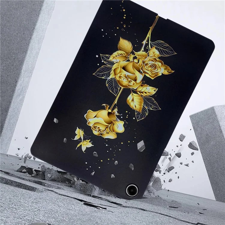 For Samsung Galaxy Tab A9+ TPU Case Pattern Printing Slim Tablet Protective Cover