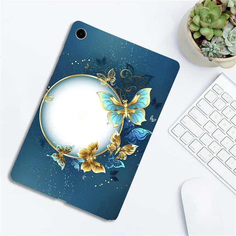 For Samsung Galaxy Tab A9+ TPU Case Pattern Printing Slim Tablet Protective Cover