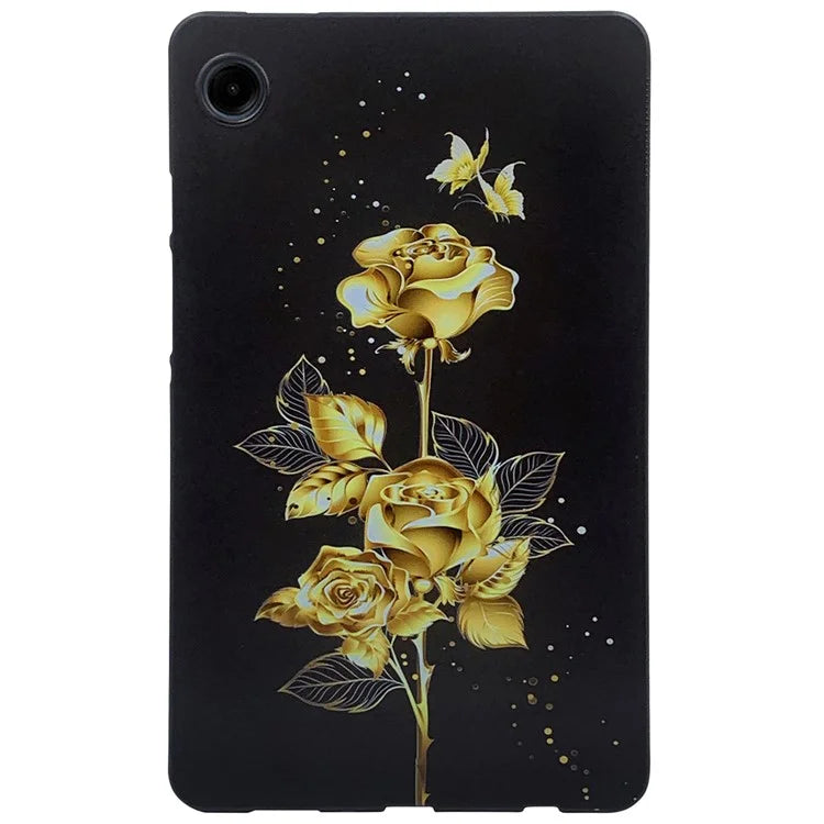 For Samsung Galaxy Tab A9 TPU Case Pattern Printing Slim Tablet Protective Cover