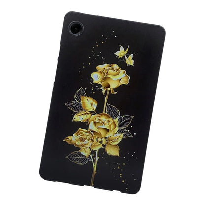 For Samsung Galaxy Tab A9 TPU Case Pattern Printing Slim Tablet Protective Cover