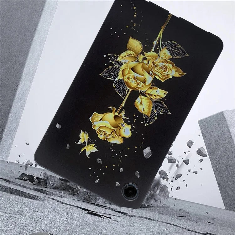 For Samsung Galaxy Tab A9 TPU Case Pattern Printing Slim Tablet Protective Cover