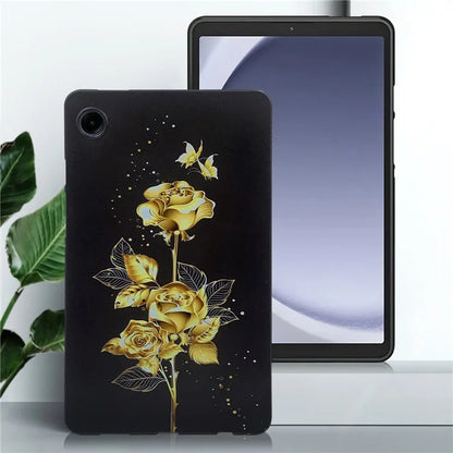For Samsung Galaxy Tab A9 TPU Case Pattern Printing Slim Tablet Protective Cover