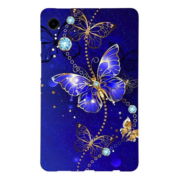 For Samsung Galaxy Tab A9 TPU Case Pattern Printing Slim Tablet Protective Cover