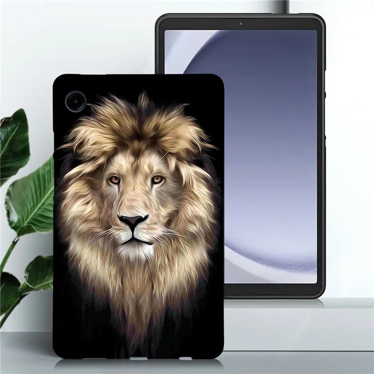For Samsung Galaxy Tab A9 TPU Case Pattern Printing Slim Tablet Protective Cover