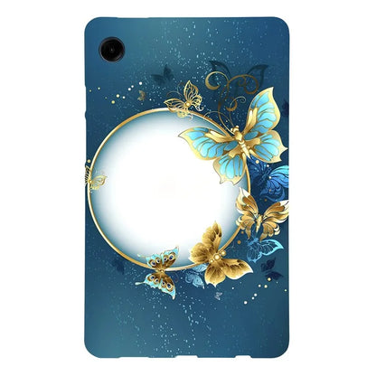 For Samsung Galaxy Tab A9 TPU Case Pattern Printing Slim Tablet Protective Cover