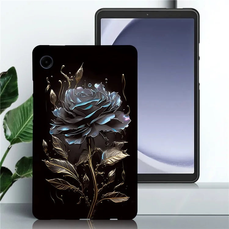 For Samsung Galaxy Tab A9 TPU Case Pattern Printing Slim Tablet Protective Cover