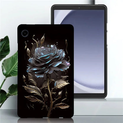For Samsung Galaxy Tab A9 TPU Case Pattern Printing Slim Tablet Protective Cover