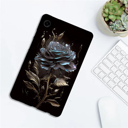 For Samsung Galaxy Tab A9 TPU Case Pattern Printing Slim Tablet Protective Cover