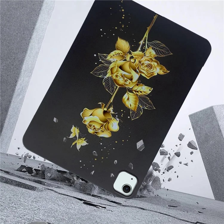 For iPad Air 13 (2024) TPU Case Pattern Printing Slim Tablet Protective Cover
