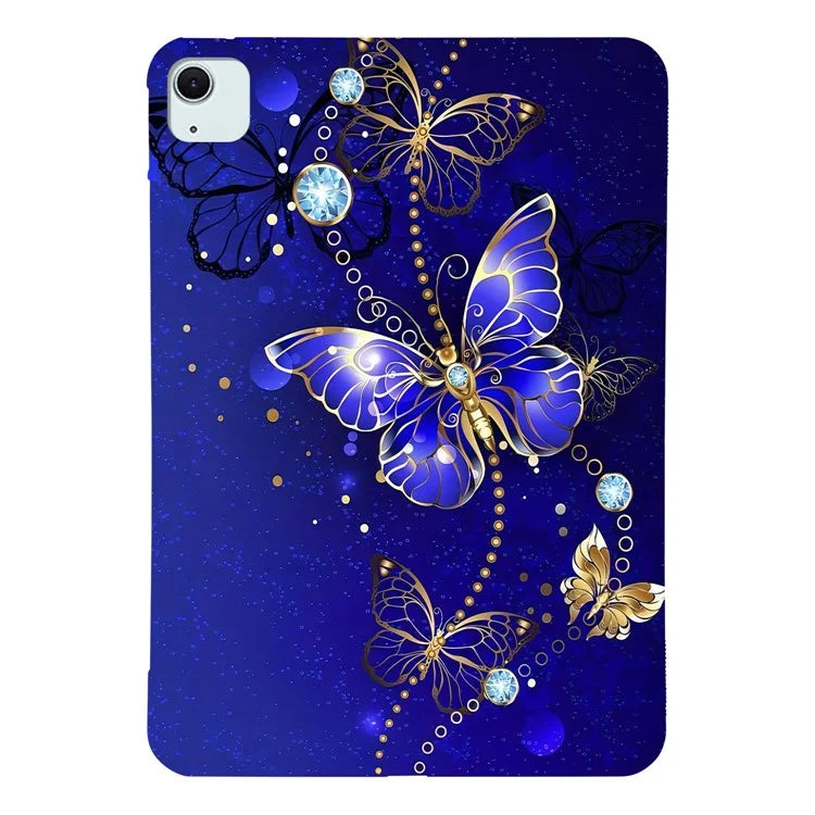 For iPad Air 13 (2024) TPU Case Pattern Printing Slim Tablet Protective Cover