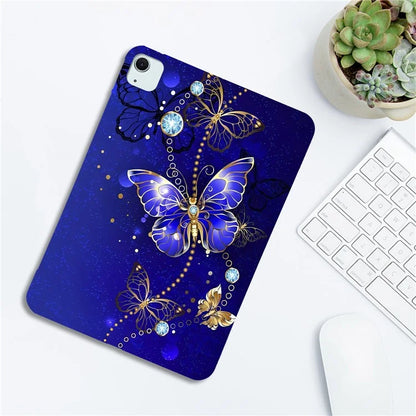 For iPad Air 13 (2024) TPU Case Pattern Printing Slim Tablet Protective Cover