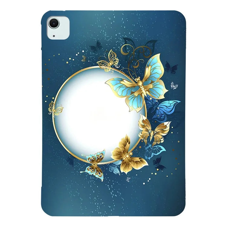 For iPad Air 13 (2024) TPU Case Pattern Printing Slim Tablet Protective Cover