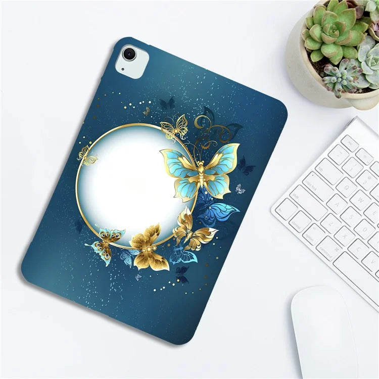 For iPad Air 13 (2024) TPU Case Pattern Printing Slim Tablet Protective Cover