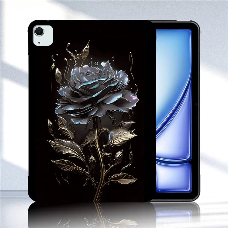 For iPad Air 13 (2024) TPU Case Pattern Printing Slim Tablet Protective Cover