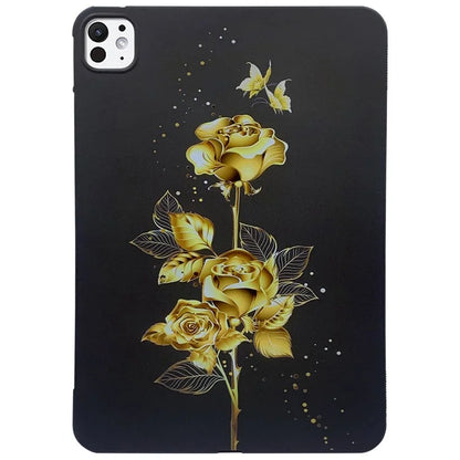 For iPad Pro 13 (2024) TPU Case Pattern Printing Slim Tablet Protective Cover