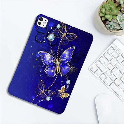For iPad Pro 13 (2024) TPU Case Pattern Printing Slim Tablet Protective Cover