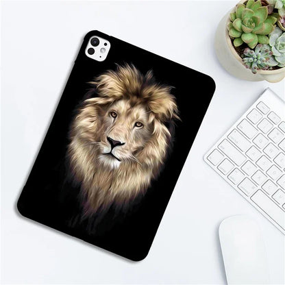 For iPad Pro 13 (2024) TPU Case Pattern Printing Slim Tablet Protective Cover