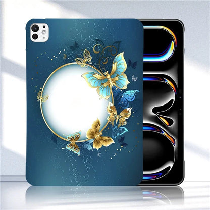 For iPad Pro 13 (2024) TPU Case Pattern Printing Slim Tablet Protective Cover