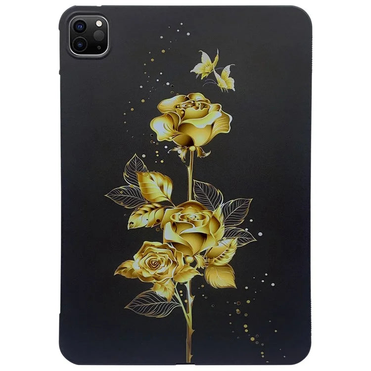 For iPad Pro 11 (2021)  /  (2020)  /  (2018) TPU Case Pattern Printing Slim Tablet Protective Cover