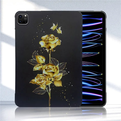 For iPad Pro 11 (2021)  /  (2020)  /  (2018) TPU Case Pattern Printing Slim Tablet Protective Cover