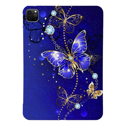 For iPad Pro 11 (2021)  /  (2020)  /  (2018) TPU Case Pattern Printing Slim Tablet Protective Cover