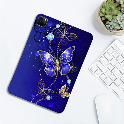 For iPad Pro 11 (2021)  /  (2020)  /  (2018) TPU Case Pattern Printing Slim Tablet Protective Cover