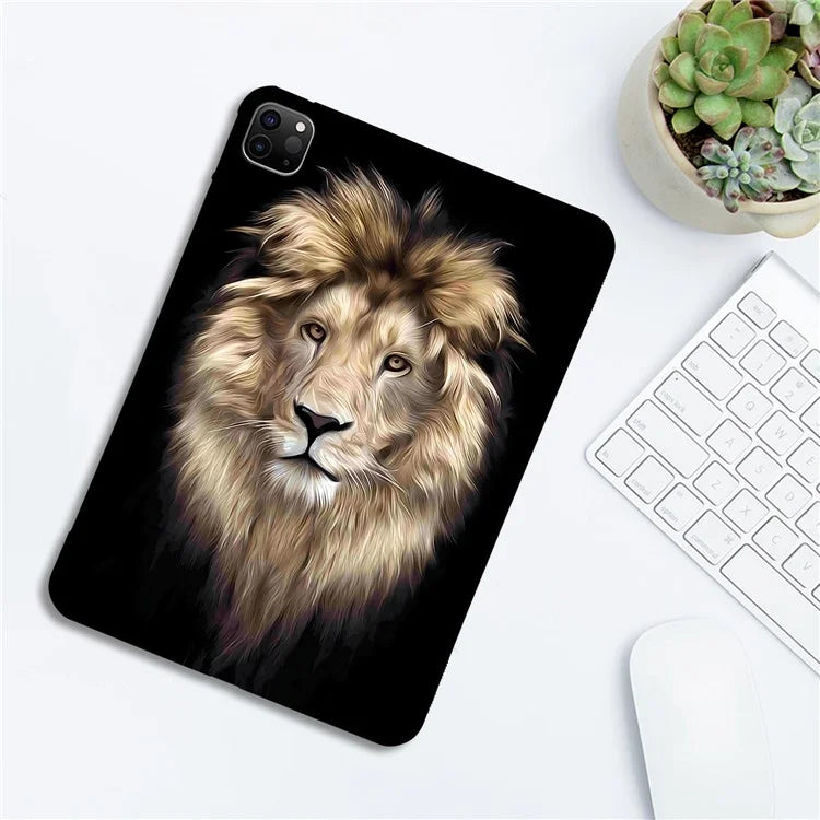 For iPad Pro 11 (2021)  /  (2020)  /  (2018) TPU Case Pattern Printing Slim Tablet Protective Cover
