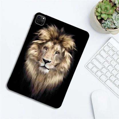 For iPad Pro 11 (2021)  /  (2020)  /  (2018) TPU Case Pattern Printing Slim Tablet Protective Cover