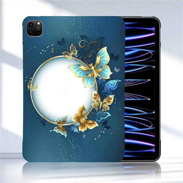 For iPad Pro 11 (2021)  /  (2020)  /  (2018) TPU Case Pattern Printing Slim Tablet Protective Cover