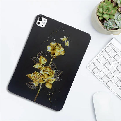 For iPad Pro 11 (2024) TPU Case Pattern Printing Slim Tablet Protective Cover