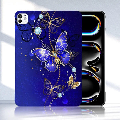 For iPad Pro 11 (2024) TPU Case Pattern Printing Slim Tablet Protective Cover