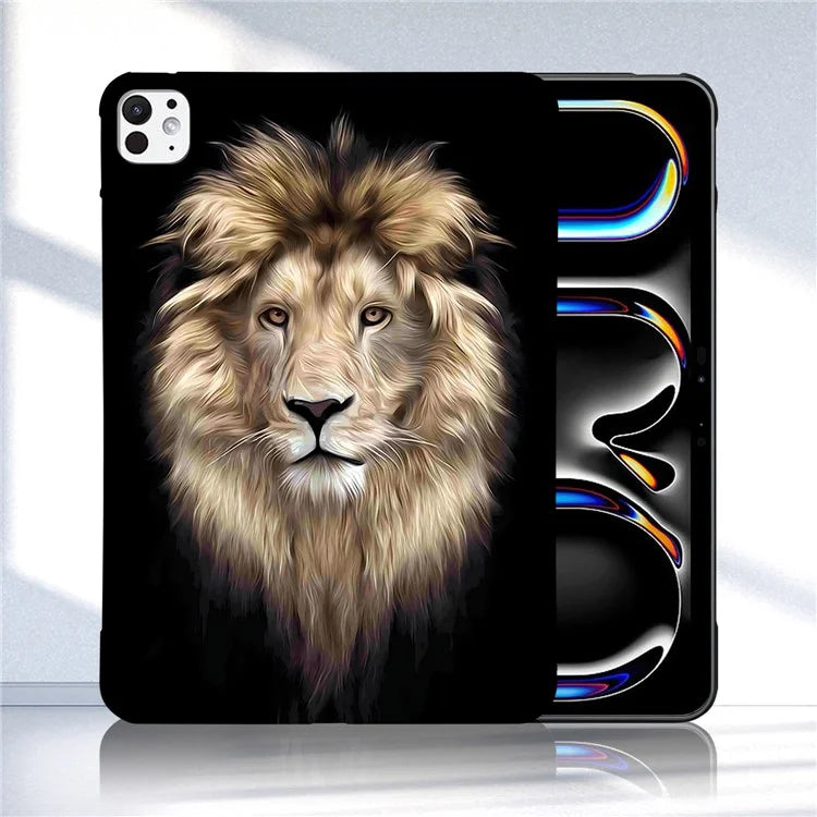 For iPad Pro 11 (2024) TPU Case Pattern Printing Slim Tablet Protective Cover