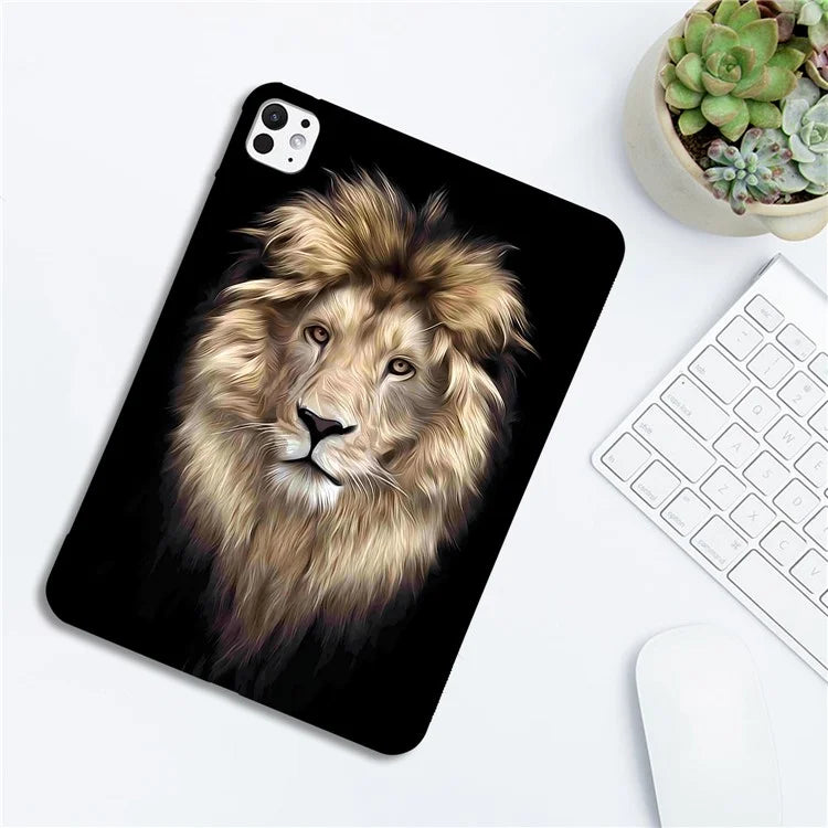 For iPad Pro 11 (2024) TPU Case Pattern Printing Slim Tablet Protective Cover