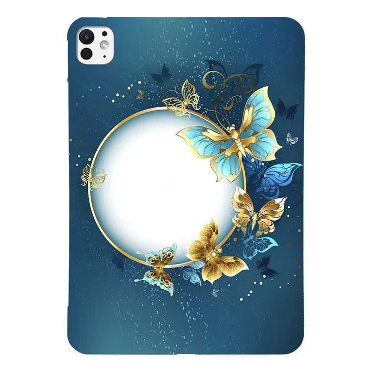 For iPad Pro 11 (2024) TPU Case Pattern Printing Slim Tablet Protective Cover