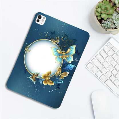 For iPad Pro 11 (2024) TPU Case Pattern Printing Slim Tablet Protective Cover