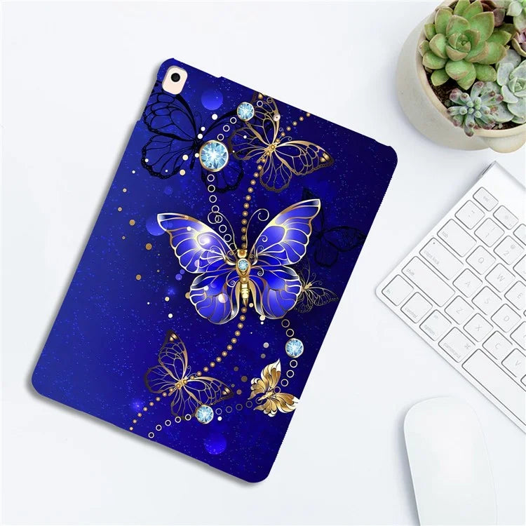 For iPad 10.2 (2021)  /  (2020)  /  (2019) TPU Case Pattern Printing Slim Tablet Protective Cover