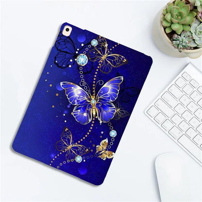 For iPad 10.2 (2021)  /  (2020)  /  (2019) TPU Case Pattern Printing Slim Tablet Protective Cover