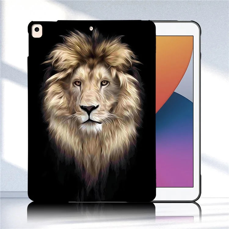 For iPad 10.2 (2021)  /  (2020)  /  (2019) TPU Case Pattern Printing Slim Tablet Protective Cover