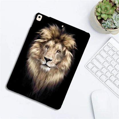 For iPad 10.2 (2021)  /  (2020)  /  (2019) TPU Case Pattern Printing Slim Tablet Protective Cover