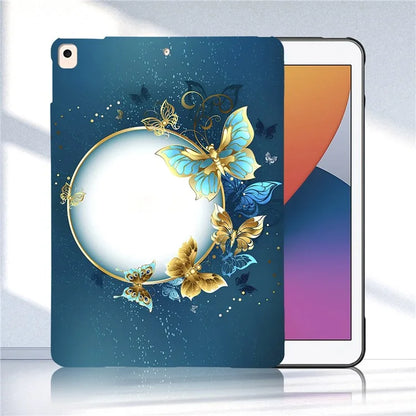 For iPad 10.2 (2021)  /  (2020)  /  (2019) TPU Case Pattern Printing Slim Tablet Protective Cover